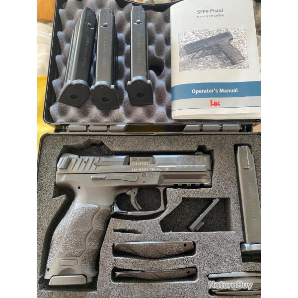 HK SFP9 9x19 mm - Excellent �tat - 5 chargeurs