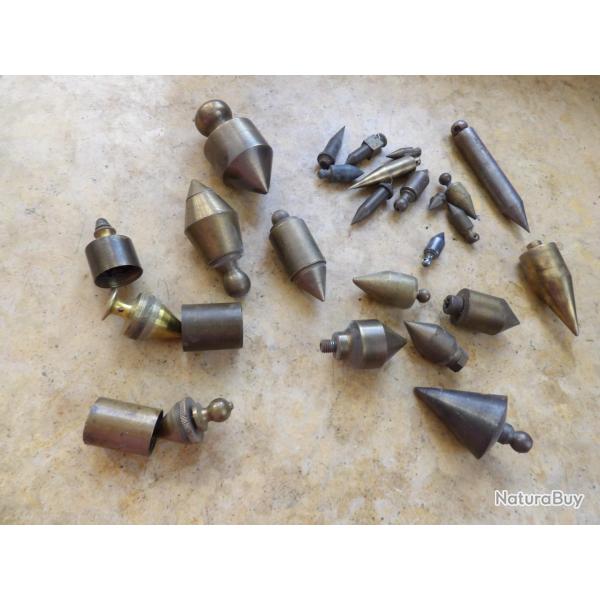 26 petits plomb pour fil �sot�risme grand architecte ma�onnique franc ma�on fr�res pendule