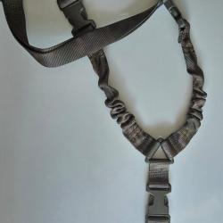 Sangle tactique 1 point avec section &eacute;lastique type camouflage (1)