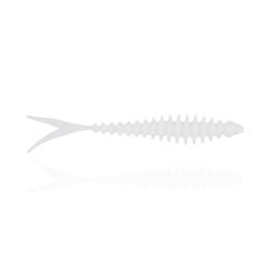 Leurre Souple Reins Fin's Ringer 3" - 7,5cm 111 - Mat White Par 8 7.5cm