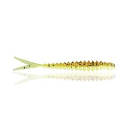 Leurre Souple Reins Fin's Ringer 3" - 7,5cm B48 - Motor Oil Pepper Par 8 7.5cm