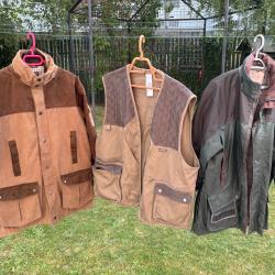 Equipement 2 vestes de chasse dont une Percussion et un Gillet Sologne TAILLE XL ETAT COMME NEUF