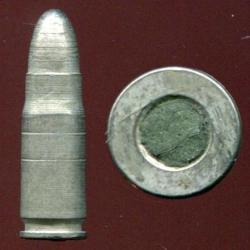 7.62 Tokarev Dummy M41 - acier - amortisseur caoutchouc