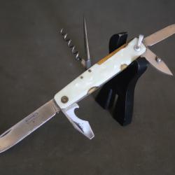 Ancien couteau pliant multifonction Pradel - France, Ann&eacute;es 50-60