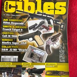 Colt M 1908, Kimber Rimfire .22LR... revue TIR CIBLES no 468 mars 2009