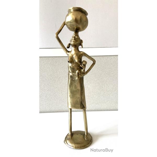 Ancienne Statuette Sujet Figurine Art Africain Ethnie Mossi Bobo Burkina Faso 2