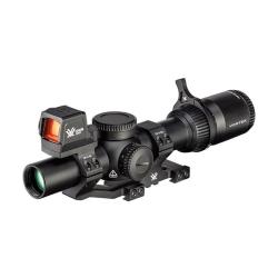 Pack Lunette Vortex 1-2x24+ Point rouge Venom +Montage Sport Vortex