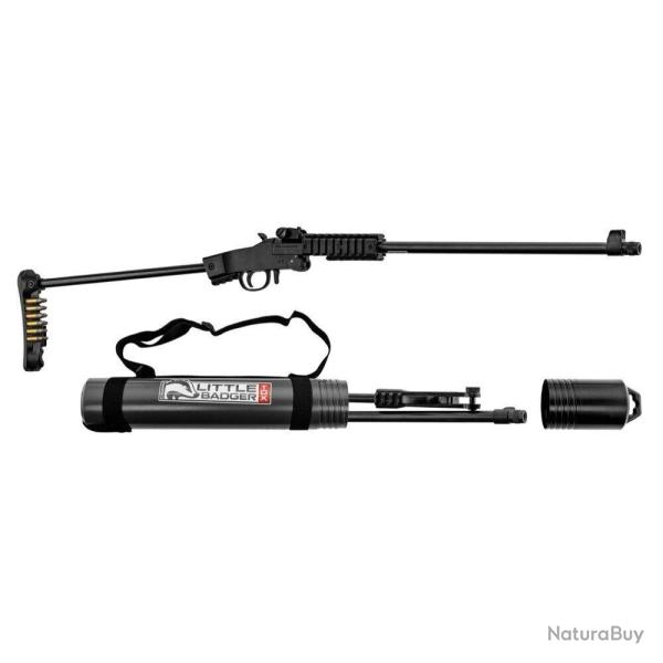 Carabine pliante Little Badger Takedown Xtreme Rifle 22LR - Chiappa Firearms Noir