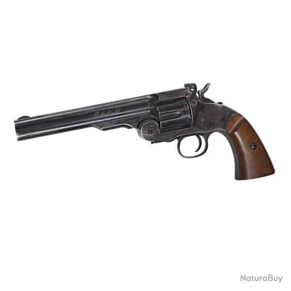 Revolver Asg Schofield 6" CO2 Black Full Metal 4.5 Plombs
