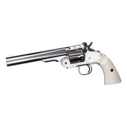Revolver Asg Schofield 6 CO2 Ivory Full Metal 4.5 Plombs