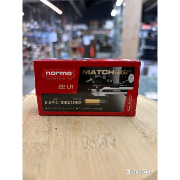 NORMA MATCH-22  40GR