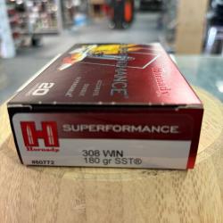 SUPERFORMANCE HORNADY 308 WIN 180GR SST