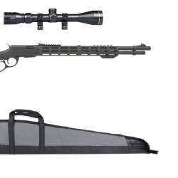Pack Carabine DERYA ARMS TM22 tactique cal.22lr noir avec lunette 3-9x40 + fourreau (SAB11+801003)