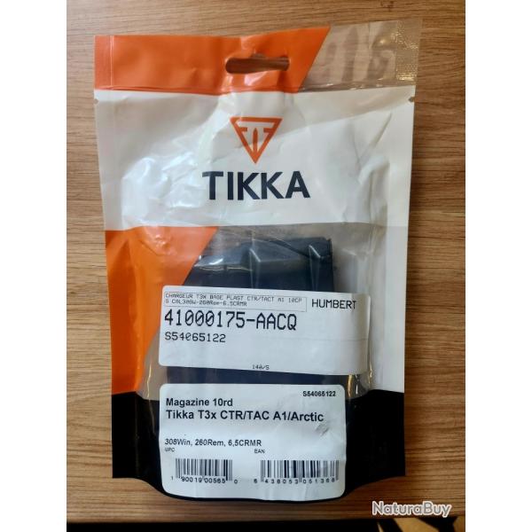 CHARGEUR TIKKA T3X TAC A1 10 CPS