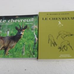 Lot 2 livres le chevreuil et ses chasses