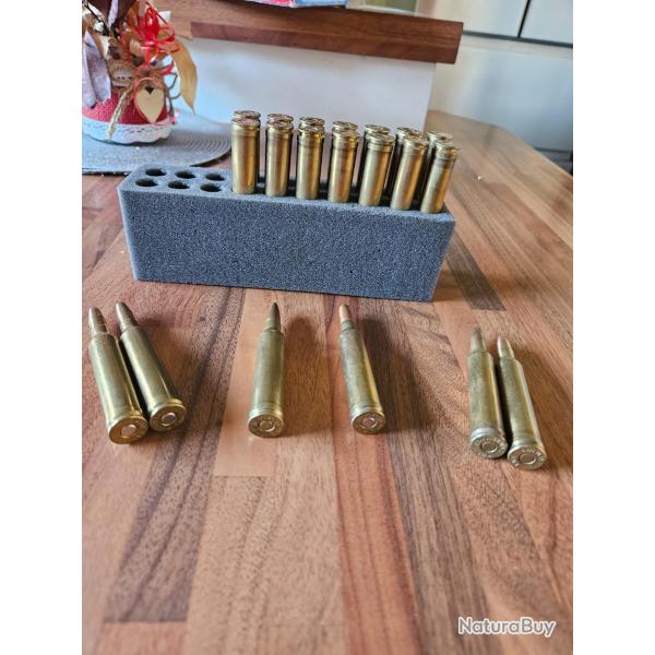 Lot de 2o balles7RM,14 SAKO  ,2 R WS,3 SAUVESTRE, 1FIPW
