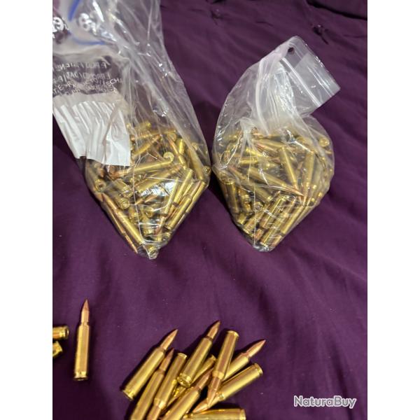 Munitions 222 remington 350 balles