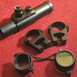 Point rouge Electro-Dot Mark 3 + 2 colliers pour rail 11mm