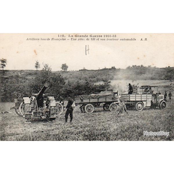 Carte Postale Ancienne - Artillerie lourde Fran�aise-N�8484