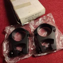2 colliers 30mm haut pour rail 11mm de marque Norconia en bo&icirc;te fabrication allemande