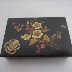 Coffret en carton bouilli Napol&eacute;on III - Paris 19e si&egrave;cle