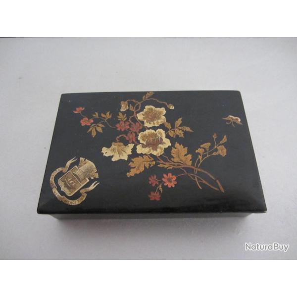 Coffret en carton bouilli Napol�on III - Paris 19e si�cle