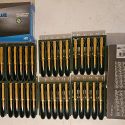 Lot deux bo&icirc;tes balles 8.57JRS Decathlon Exergy Blue TXRG