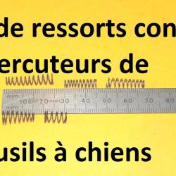 LOT de ressorts CONIQUES de fusil &agrave; chiens type LEFAUCHEUX - VENDU PAR JEPERCUTE (D9S78)