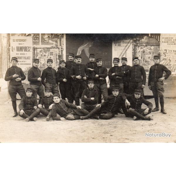 Carte Postale Ancienne - Groupe de Soldats Fran�ais 1916 -N�8490