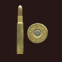 .416 Rigby - balle cuivre pointe arrondie - marquage :  RIGBY .416 NITRO  K