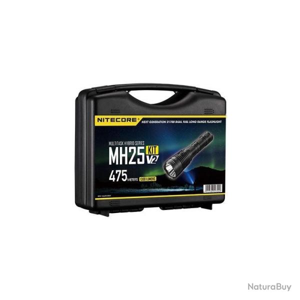 Lampe NITECORE MH25 kit V2 1300 Lumens
