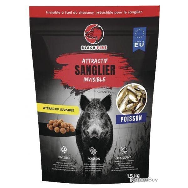 Sachet de Black Fire invisible poisson