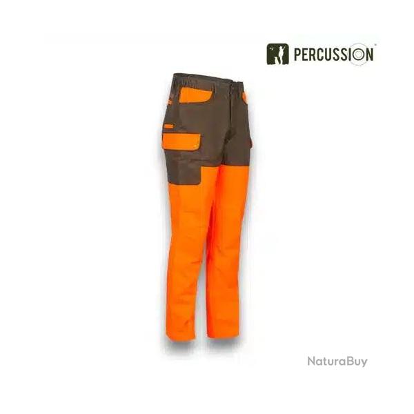 Pantalon de traque orange et kaki roncier  Percussion 44