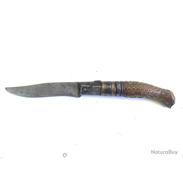 RARE Ancien couteau militaire de Goumier Tirailleur Spahis ww1 100% d'�poque