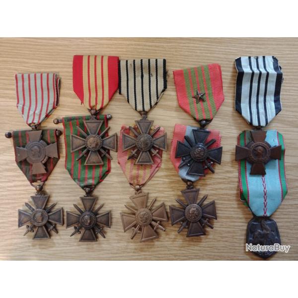 Lot de m�dailles  Francaise