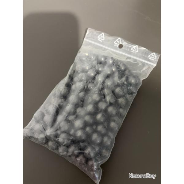 lot de 130 boulets poudre noire cal454