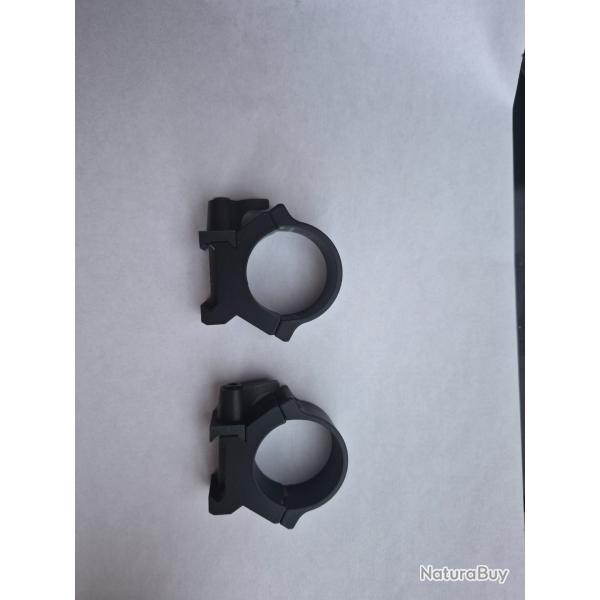 Fixation pour lunette diam�tre 30 mm hauteur 10min