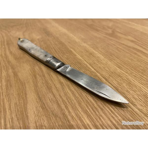 Ancien Couteau de Poche SOTOS ALBACETE - Manche Nacre / Cellulo�d - Collection