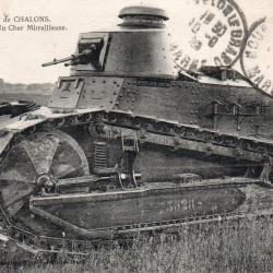 Carte postale Char Renault - Un Char Mitrailleuse -N&deg;8509
