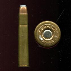 .40-82 WCF Winchester - marquage :RE REM-UMC 40-82 - balle cuivre pointe plomb plate