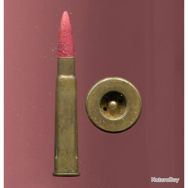 .303 British Drill D Mark VIII - balle bois rouge - �tui flut� - production Anglaise de guerre 1942