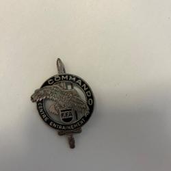 Insigne Commando Centre d'Entra&icirc;nement FFA - Drago Paris - original French military badge.