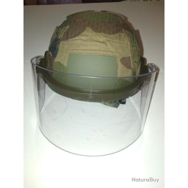 Casque MSA F�lin neuf avec visi�re MO, taille S.