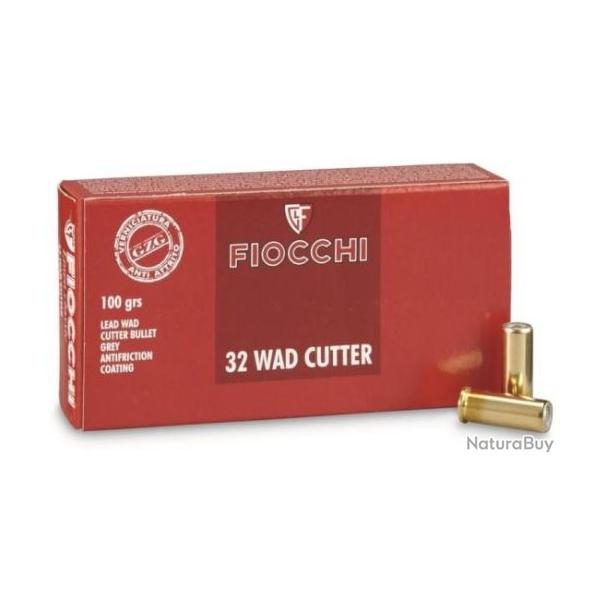 MUNITIONS FIOCCHI CALIBRE 32 S&W LONG LWC 100gr - 6.5g x50