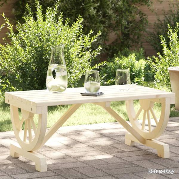 Table basse de 90x50x40 cm bois de sapin massif