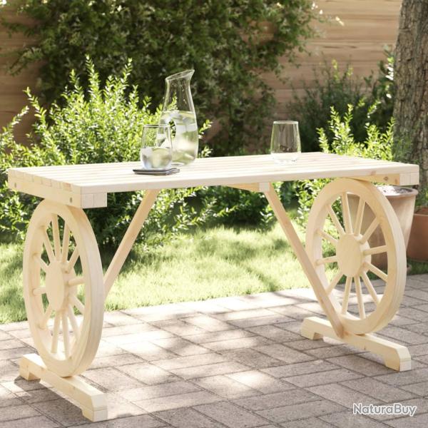 Table de 115x55x65 cm bois de sapin massif