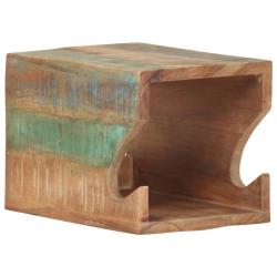 Support mural de v&eacute;los 35x25x25 cm Bois de r&eacute;cup&eacute;ration massif