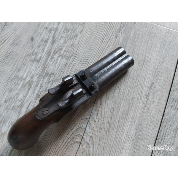 Pistolet � coffre � percussion