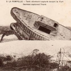 Carte Postale - Tank allemand captur&eacute; -N&deg;8517