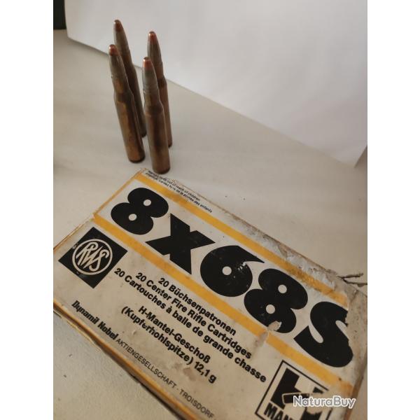 Balles RWS H Mantel 8x68S